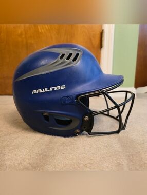 Rawlings Baseball Batting Helmet R16J-R1 Matte Navy